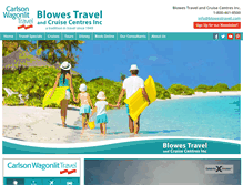 Tablet Screenshot of blowestravel.com